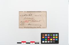 Etiketten zu Bronzearmreif (NHMW-PRAE-024168)